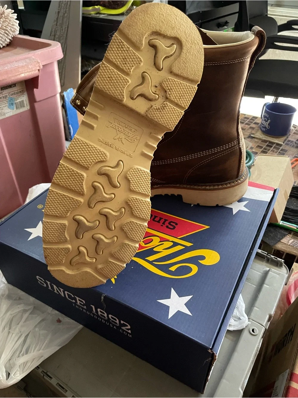 Thorogood Mens 11 Work Boots